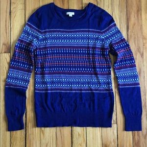 Merona Purple Detailed Sweater